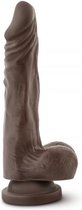 Dr. Skin - Realistische Dildo Met Zuignap 21 cm - Chocolate - Sextoys - Dildo's