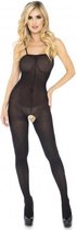 Opaque Catsuit Met Open Kruisje - Sexy Lingerie & Kleding - Lingerie Dames