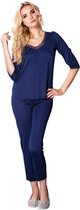 Mewa- Vivien- mooie pyjama- marineblauw S(36-38)