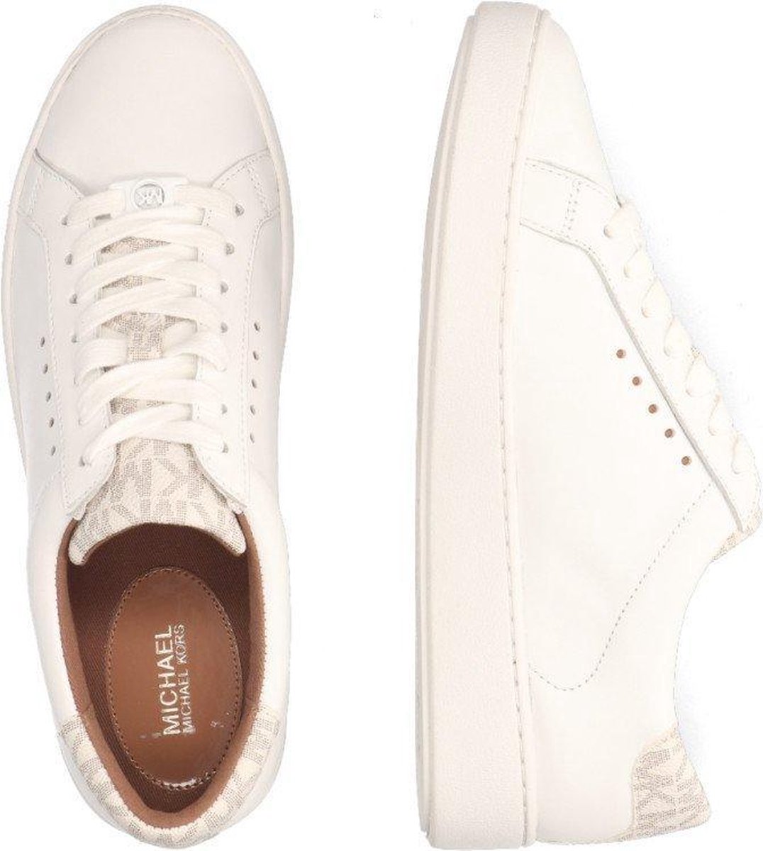 witte michael kors sneakers irving lace up