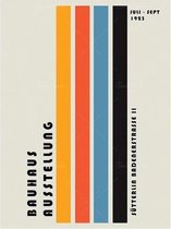 Bauhaus Museum Ausstellung Poster - 60x90cm Canvas - Multi-color