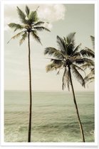 JUNIQE - Poster Sea Breeze -20x30 /Groen