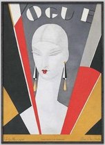 Vogue Vintage Poster 4 - 40x50cm Canvas - Multi-color