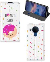 Bookcase met Quotes Nokia 5.4 Smartphone Hoesje Cadeautjes voor Meisjes Donut