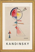 JUNIQE - Poster in houten lijst Kandinsky - Unstable Compensation