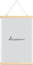 JUNIQE - Posterhanger Dream -60x90 /Roze