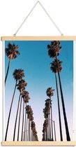 JUNIQE - Posterhanger Wanna Be in LA by @samfn -40x60 /Blauw &