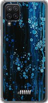 6F hoesje - geschikt voor Samsung Galaxy A12 - Transparant TPU Case - Bubbling Blues #ffffff