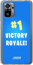 6F hoesje - geschikt voor Xiaomi Redmi Note 10S - Transparant TPU Case - Battle Royale - Victory Royale #ffffff