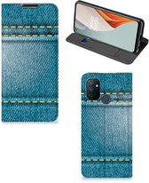 Telefoon Hoesje OnePlus Nord N100 Wallet Case Jeans