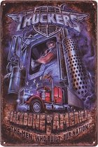 Metalen plaatje - Truckers MACK
