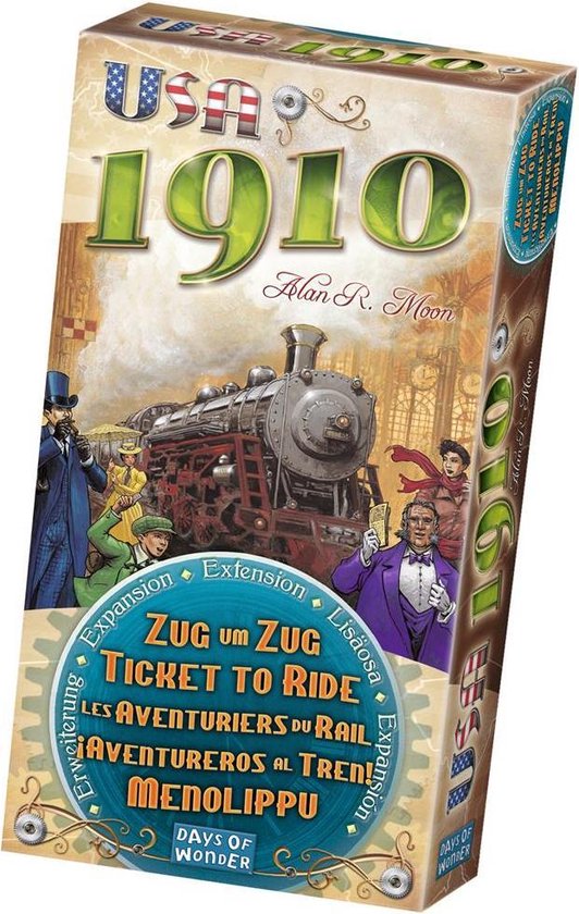 Ticket Ride USA 1910 - - Bordspel Games | bol.com