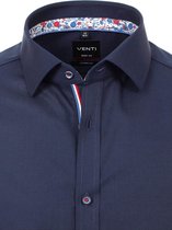 Venti Overhemd Blauw Met Stretch Body Fit 113654700 - XL