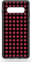 Red polka dots Telefoonhoesje - Samsung Galaxy S10+