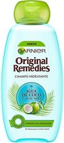 Vochtinbrengende Shampoo Original Remedies Agua Coco Y Aloe Garnier (300 ml)