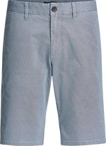 WE Fashion Heren slim fit chinoshort met stretch