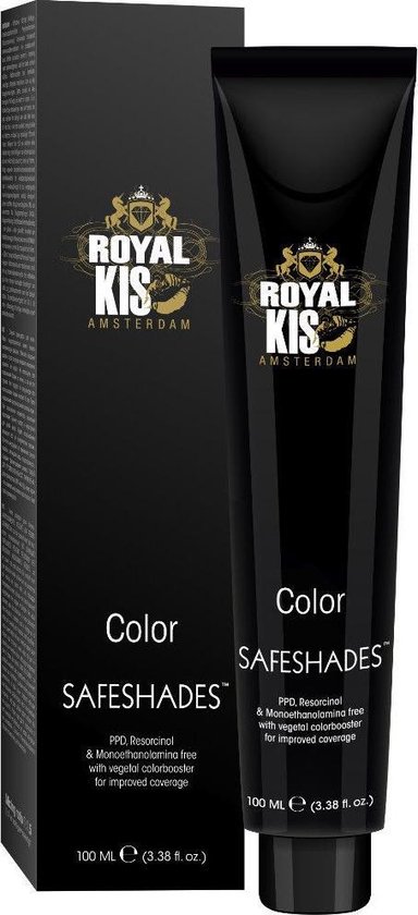 Royal KIS SafeShades Permanente Haarfarbe – 100 Ml, Grauabdeckung, Ohne PPD & Resorcin, Für Professionelle Anwendung