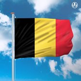 Belgische vlag 150x225cm - Spunpoly