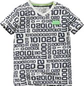 Quapi baby jongens t-shirt Gavino Dark Grey Letter