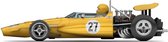 Scalextric - Legends Mclaren M7c Jo Bonnier L.d. (Sc3698a)