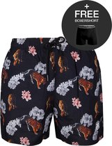 Muchachomalo - Swimshort - 1-pack inclusief boxershort - Men - print/black