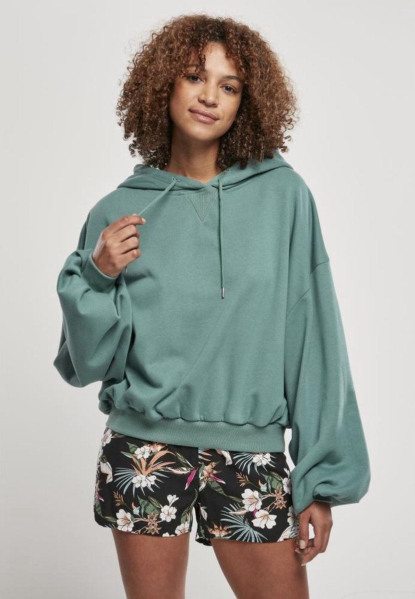 Urban Classics Organic Oversized Terry Hoodie/trui XS/S Groen