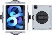 P.C.K. Hoesje/Backcover/Sockproof/Stootproof/Bouw Robuuste Armor Case grijs geschikt voor Apple iPad 10.9 (2020)