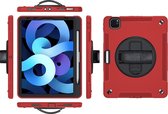 P.C.K. Hoesje/Backcover/Sockproof/Stootproof/Bouw Robuuste Armor Case rood geschikt voor Apple iPad 10.9 (2020)