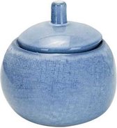 Sajet Blue Sugar Bowl 25cl D9xh6.7-10cm