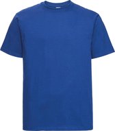 Russell Europa Heren Klassiek Zwaargewicht Ringspun Korte Mouwen T-Shirt (Helder Koninklijk)