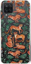 Casetastic Samsung Galaxy A12 (2021) Hoesje - Softcover Hoesje met Design - Cheetah Life Print