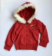 S&c vest met paard - rood - maat 86/92 (2)