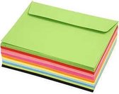 Enveloppes colorées , C6 11,5x16 cm, 80 gr, , 100pcs