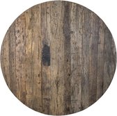 Tafelblad rond/bruin hout 160 cm (r-000SP29260)