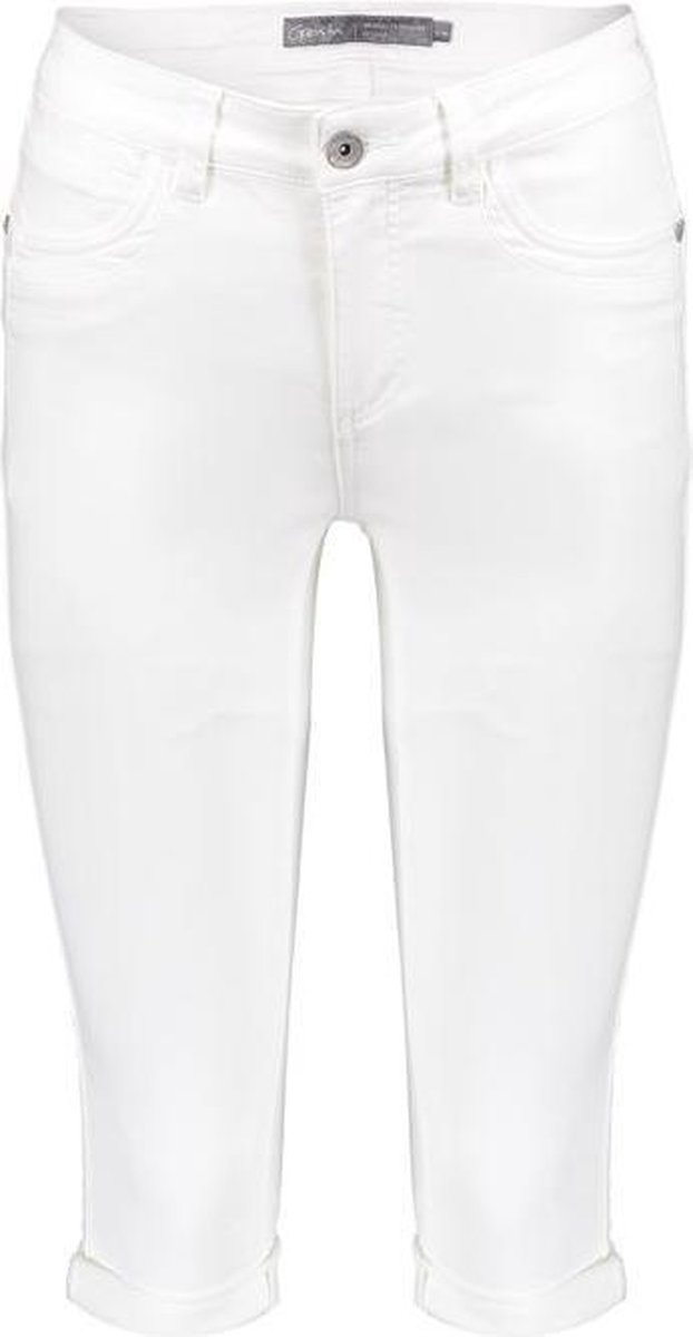 doe alstublieft niet vorm Maak het zwaar Capri broek Geisha Broek Wit maat XL | bol.com