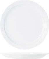 Cosy & Trendy Today White Plat Bord D24,5cm (set van 6) En Yourkitchen E-kookboek - Heerlijke Smulrecepten