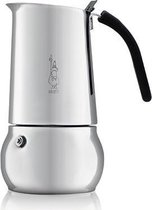 Bialetti Kitty-Inductie - Koffiekan - Voor 10 Kopjes - Inox en Yourkitchen E-kookboek