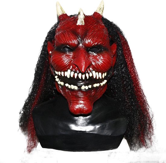 Afstudeeralbum school Oefenen Japans Demon masker 'Oni' | bol.com