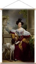 Textiel poster portret Alida Assink | Oude meester - 90x150cm