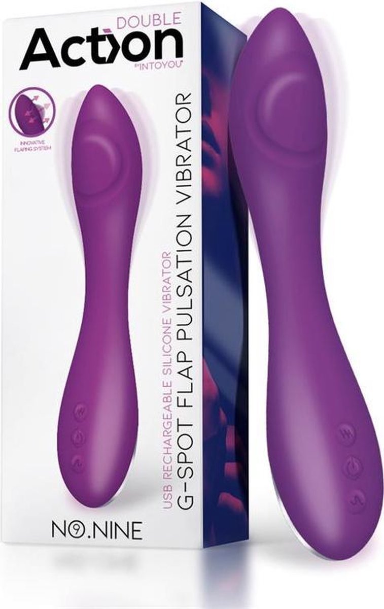 ACTION - No. Nine G-spot Vibrator Flap Function Magnetic Usb Silicone