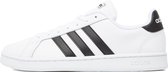 Adidas Grand Court Sneakers Wit/Zwart Heren - Maat 40,5