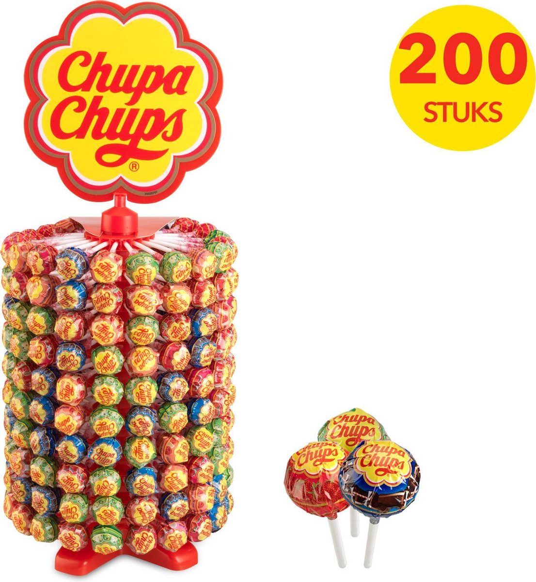 Silo Chupa Chups Wheel Best Of - 200 Stuks