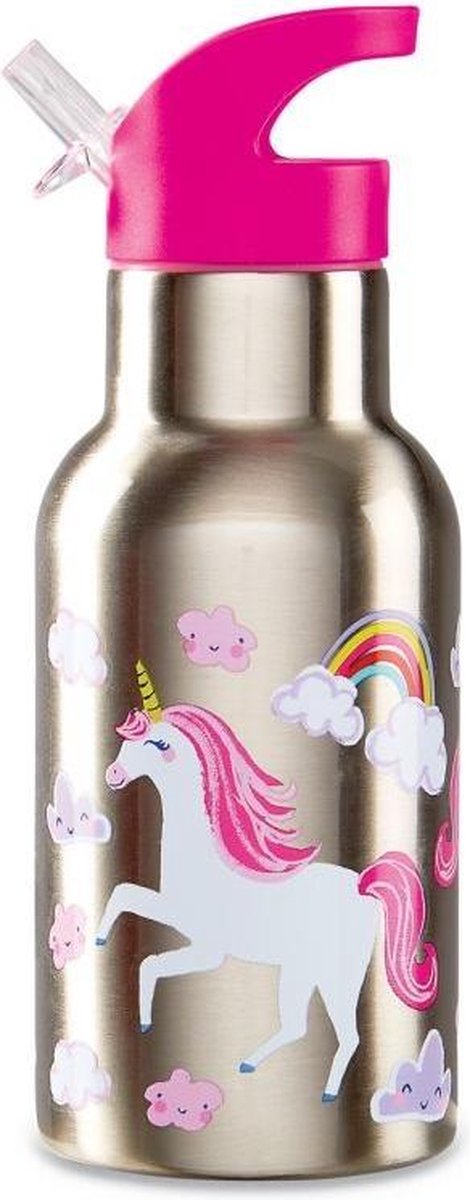 Crocodile Creek Unicorn Drinkfles - 400ml - RVS