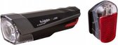 Spanninga Verlichtingsset Trigon 10 Led Batterij Zwart