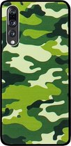 ADEL Siliconen Back Cover Softcase Hoesje Geschikt voor Huawei P20 Pro - Camouflage