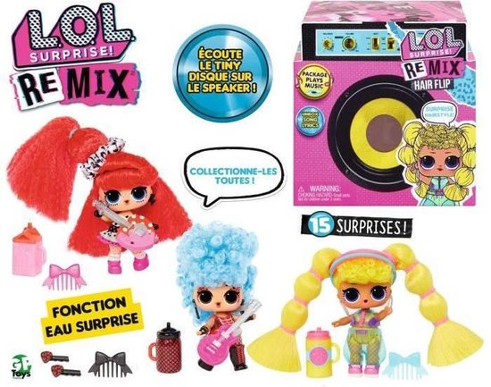 L.O.L. Surprise! Remix Hairflip Tots Serie A - Minipop