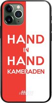 6F hoesje - geschikt voor iPhone 11 Pro -  TPU Case - Feyenoord - Hand in hand, kameraden #ffffff