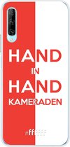 6F hoesje - geschikt voor Huawei P Smart Pro -  Transparant TPU Case - Feyenoord - Hand in hand, kameraden #ffffff