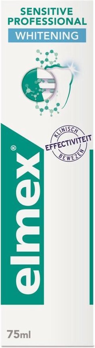 Elmex Tandpasta sensitive whitening - 75ml