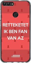 6F hoesje - geschikt voor Huawei P Smart (2018) -  Transparant TPU Case - Retteketet ik ben fan van AZ #ffffff